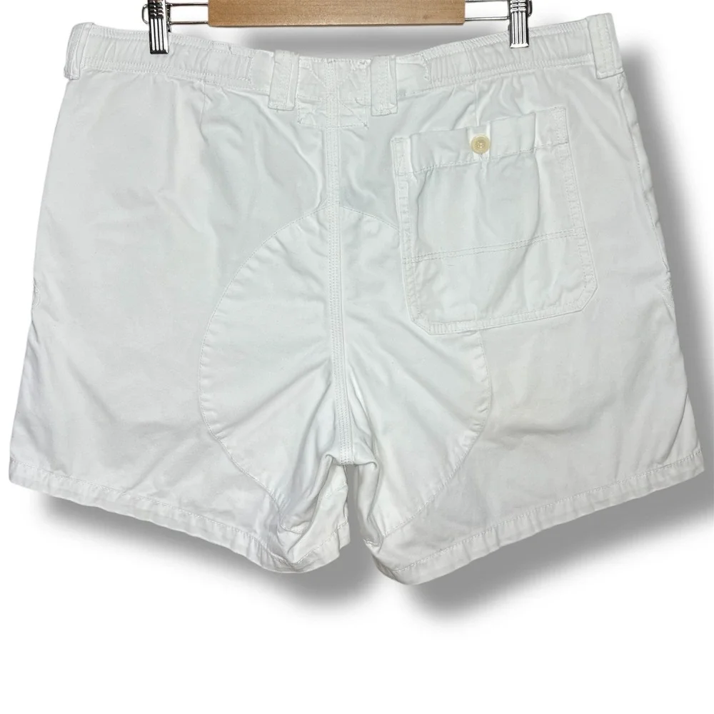 Vintage Polo Ralph Lauren Shorts Mens XL/40 White‎ Chino Preppy Cruise Resort